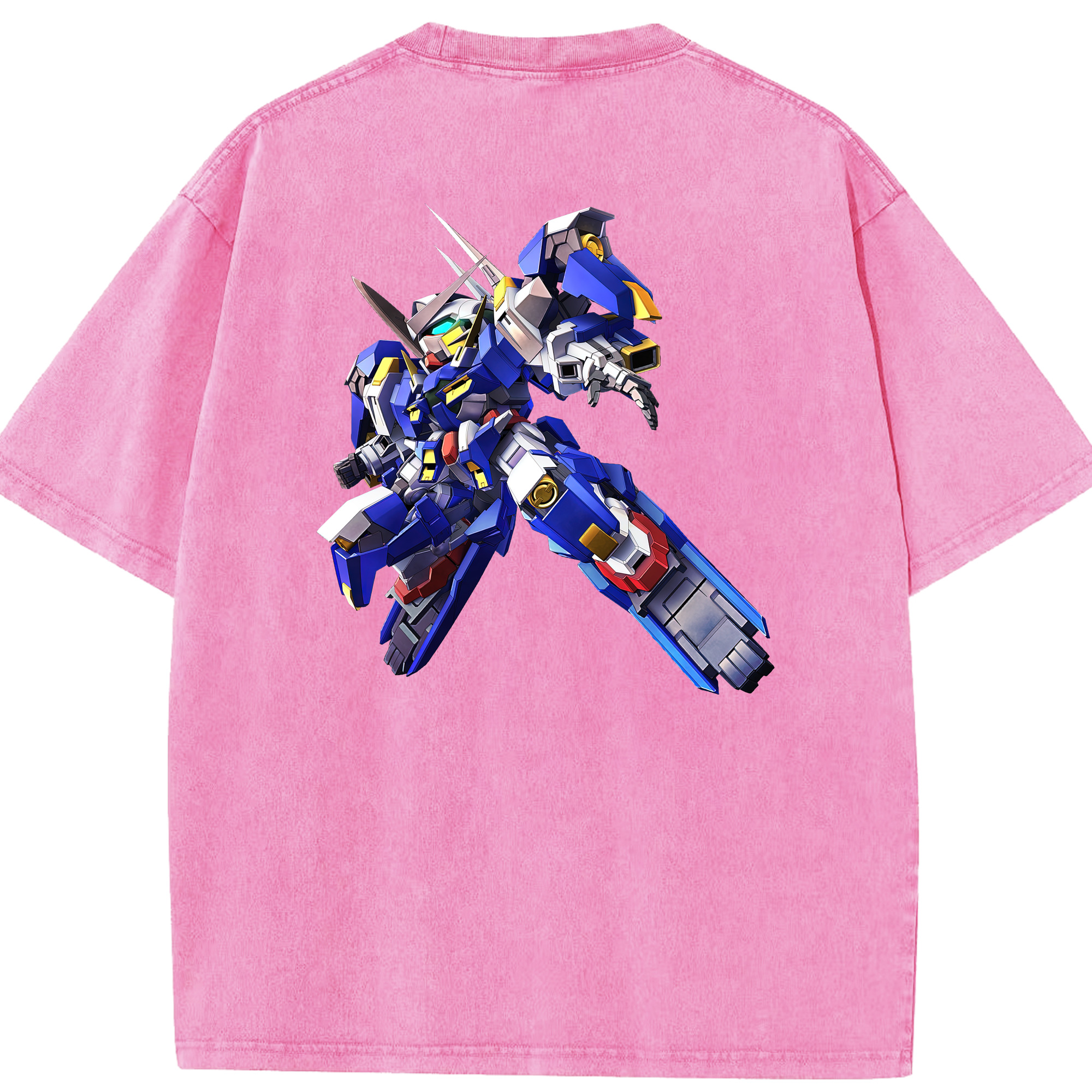 （画像用） 機動戦士ガンダム Mobile Suit Gundam 綿100% ヴィンテージ風 半袖Tシャツ（背面プリント）